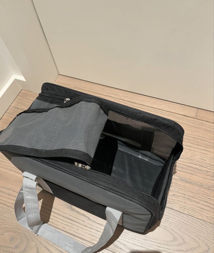 Transportadora de gato super leve e prática como nova