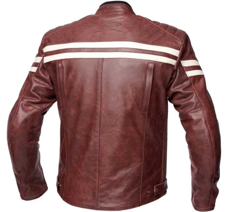 Мотокуртка шкіряна Spyke Milano 2.0 Brown Man 52