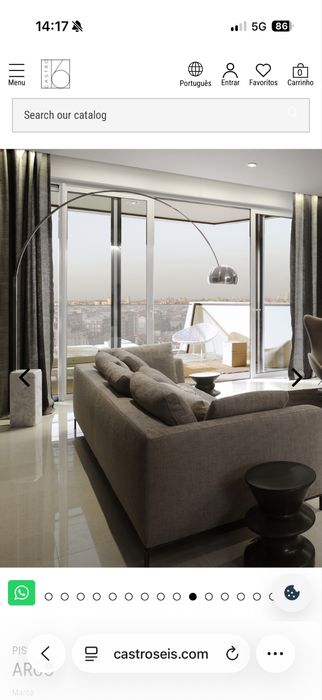 Candeeiro de Arco marca FLOS