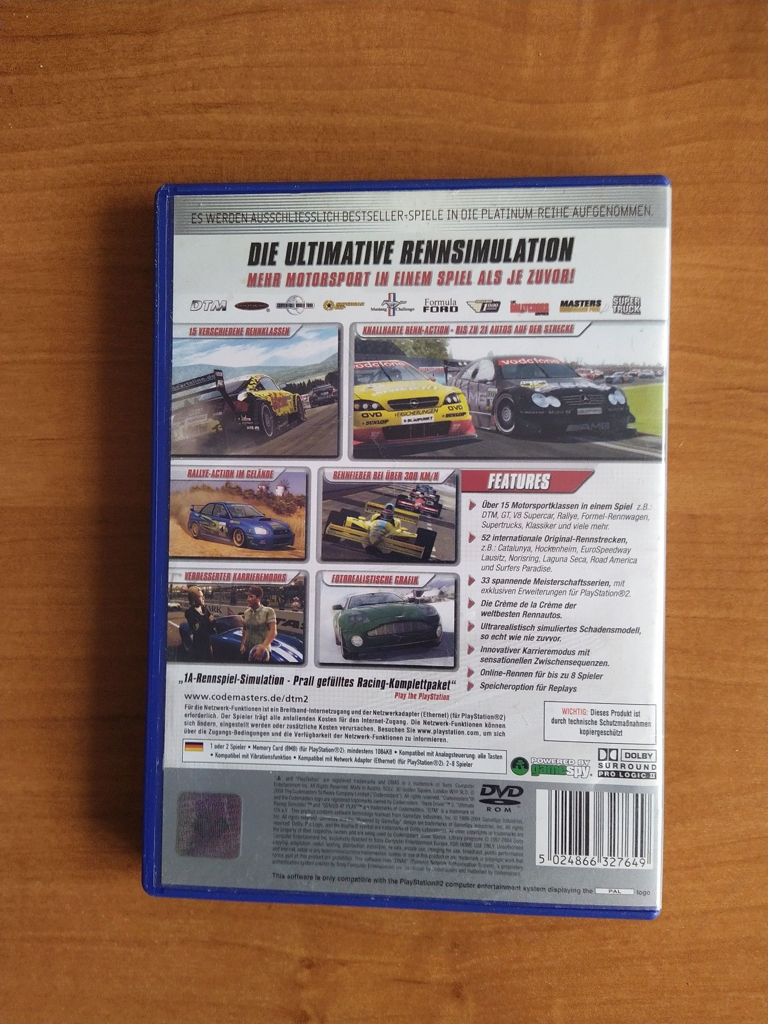 DTM Race Driver 2 PS2