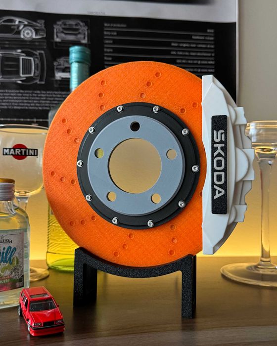 Lampa „tarcza hamulcowa” Skoda – idealna dekoracja dla fana aut