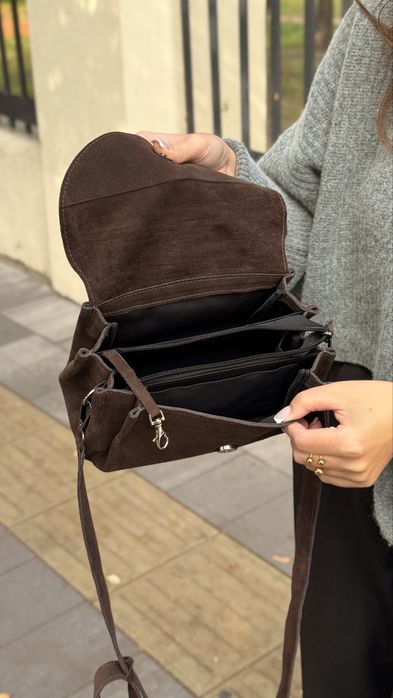 Замшева сумочка жіноча, замшева сумка