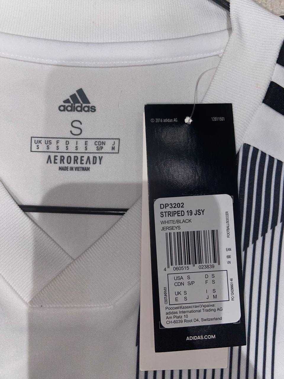 Футболка мужская Adidas striped 19 jsy (новая)