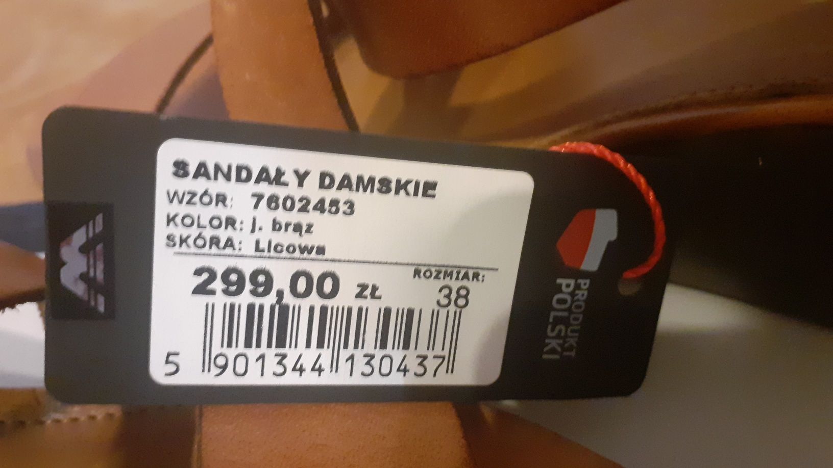 Sandałki damskie róz 37 Wojas Okazja