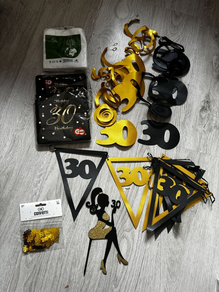Dekoracje urodziny 30