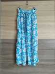 Bodyflirt krepowane spodnie w kwiaty M-L