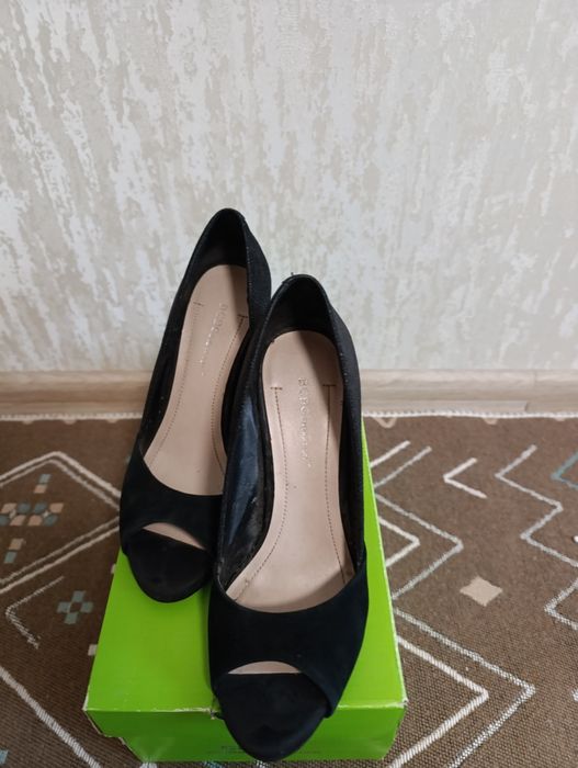 Туфли женские замшевые