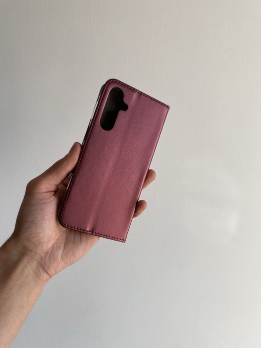 Etui Zamykane Bergundowe do SAMSUNG GALAXY M16 / M16 5G