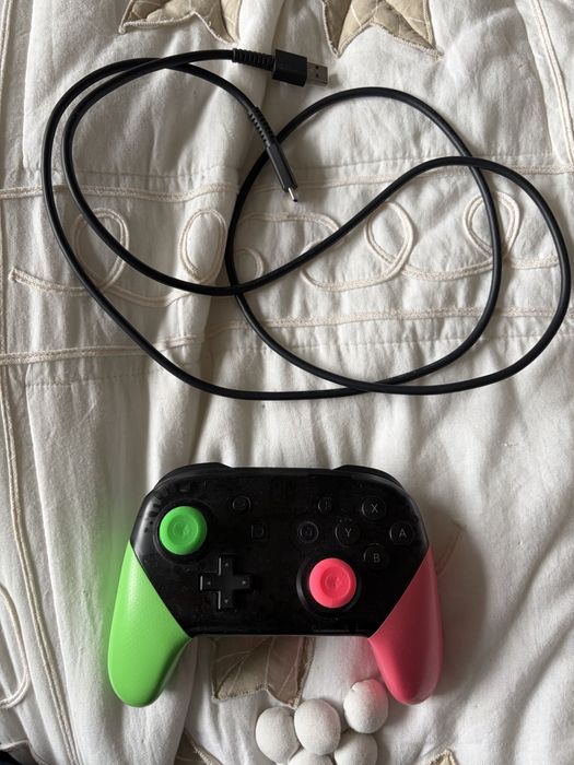 Nintendo Switch Comando Pro Controller Splatoon Edição Limitada