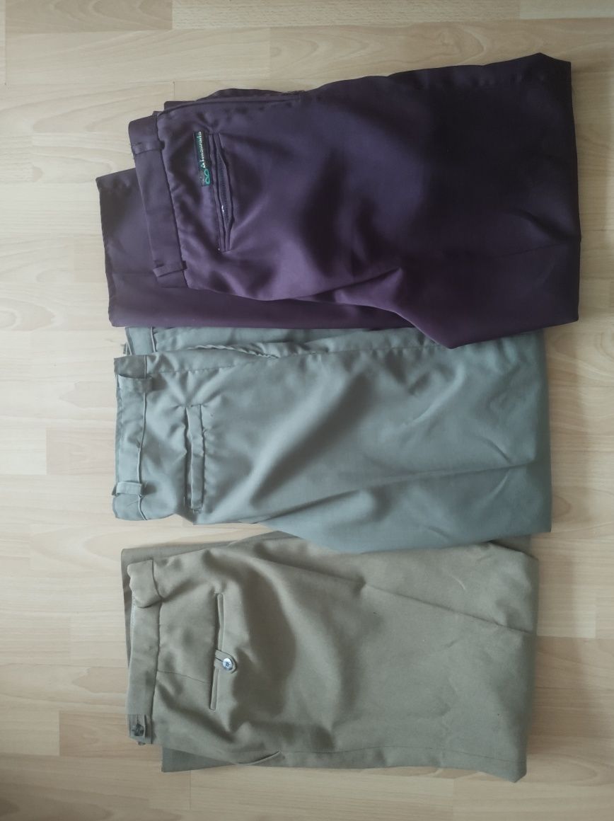 Spodnie garniturowe 3pak