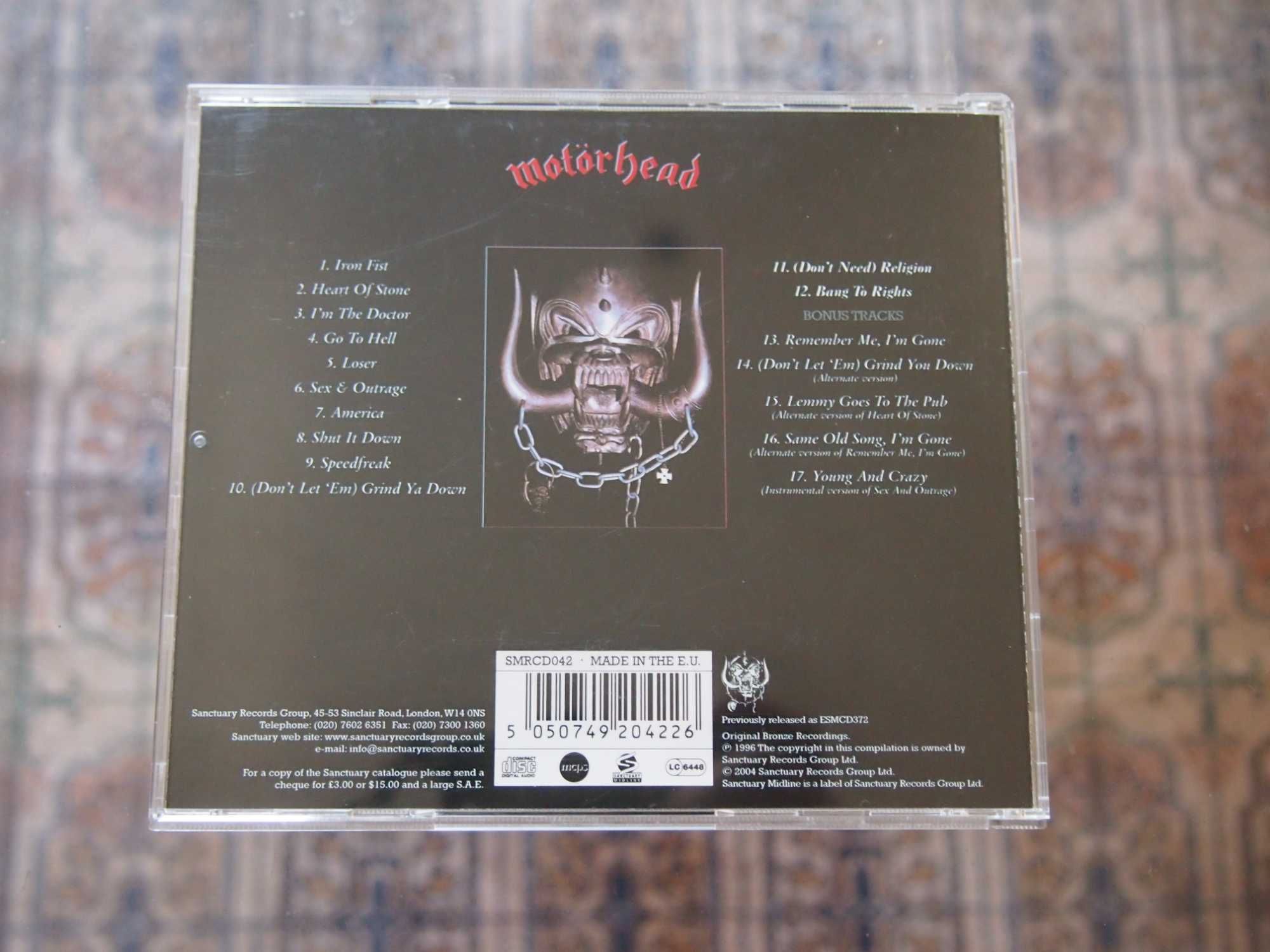 Motorhead "Iron Fist" cd