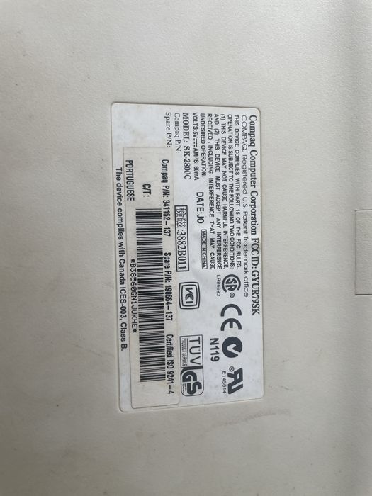 Teclado Compaq Vintage
