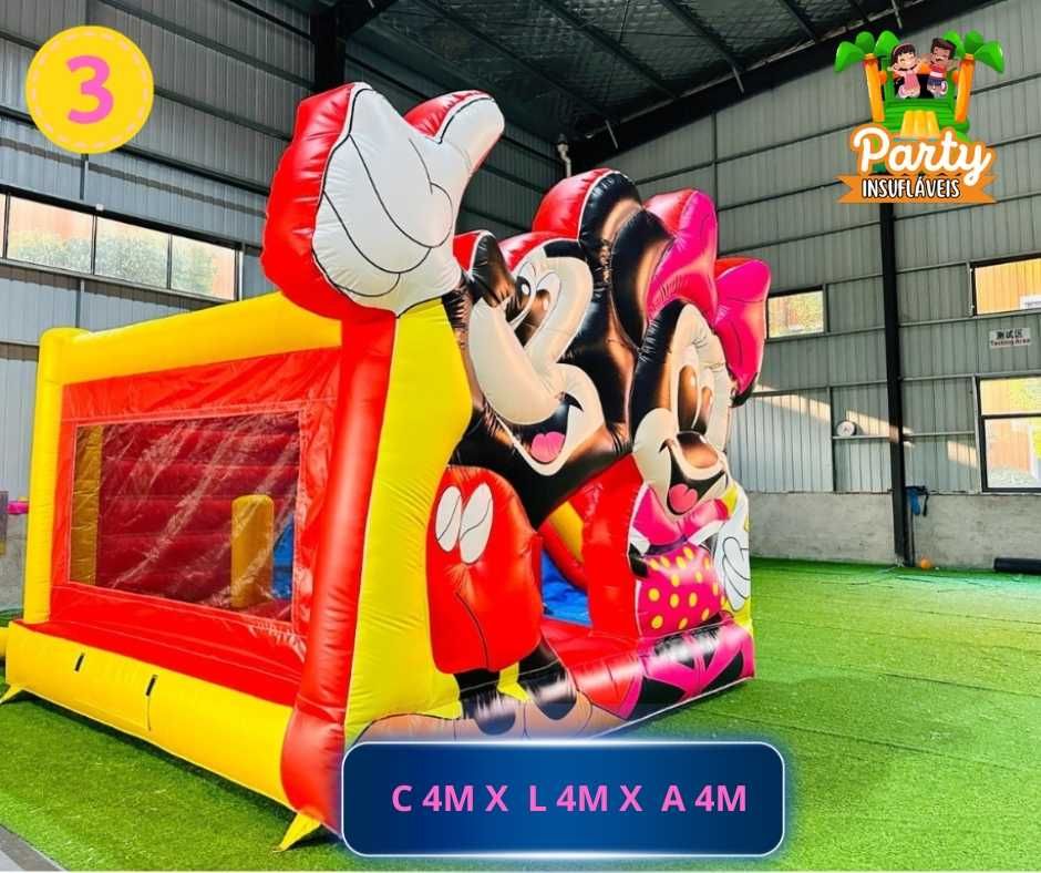 Aluguer de Insuflável profissional / MINNIE E MICKEY