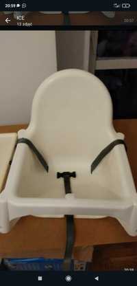 Ikea Antilop krzesełko do karmienia z tacką i nóżkami
