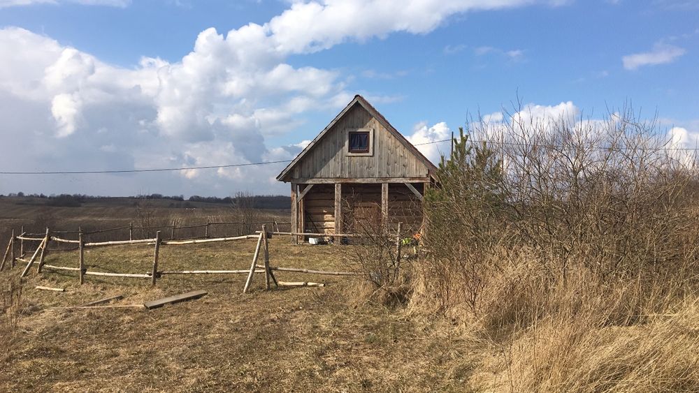 Działka 3000 m z linia brzegową stawu, Mazury ,z warunkami zabudowy na
