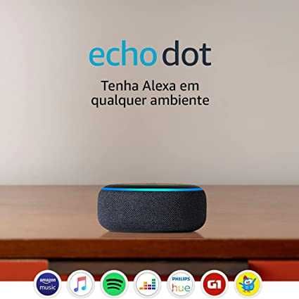 ALEXA Echo Dot (3ª geração) – Alto-falante inteligente com Alexa