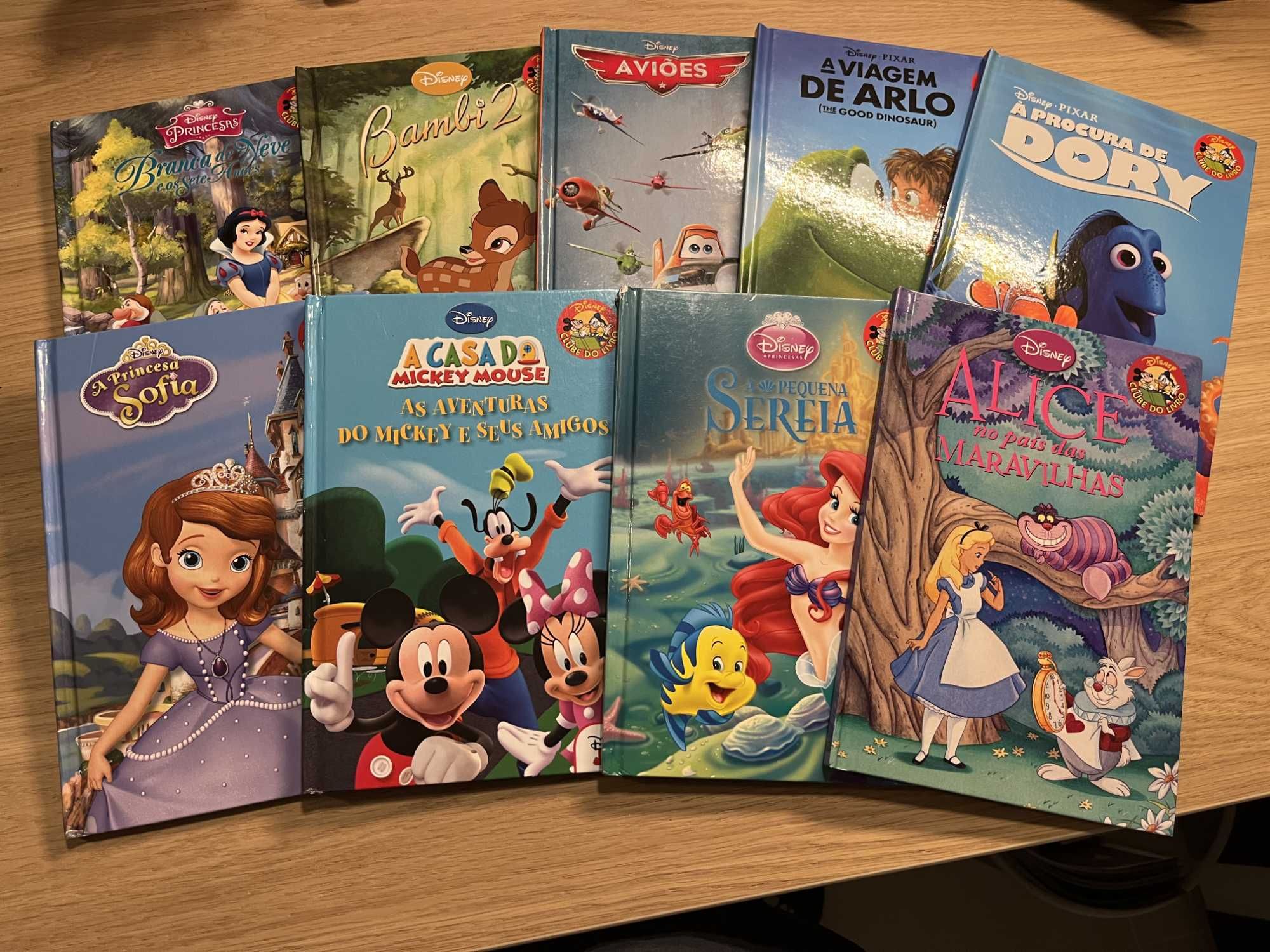 Livros disney do Clube de Leitores