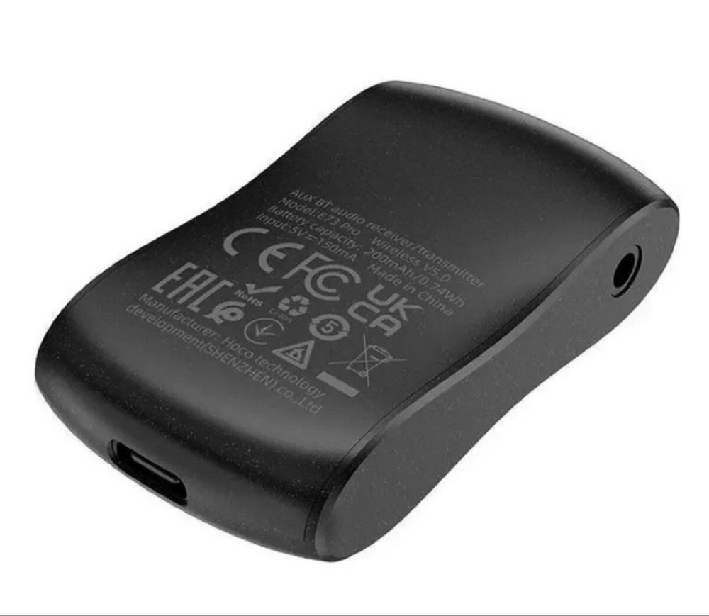 Бездротовий Bluetooth Ресівер Hoco E73 Pro 2-in-1 Трансмітер