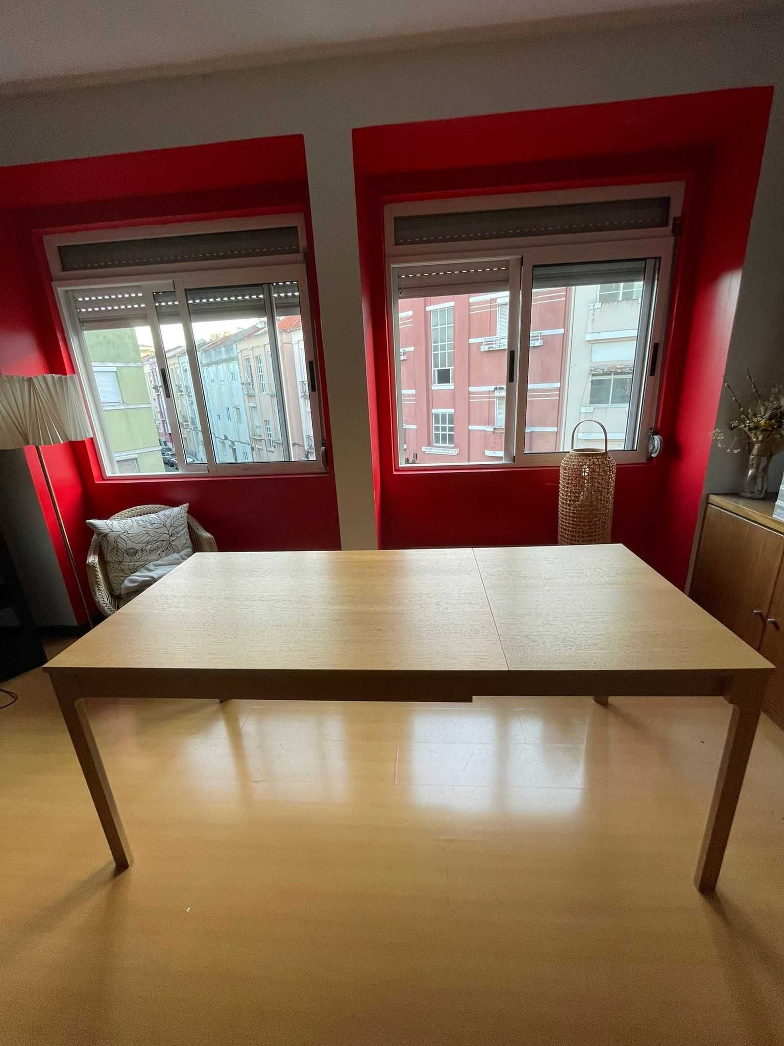 EKEDALEN, Mesa extensível (120/180cm)