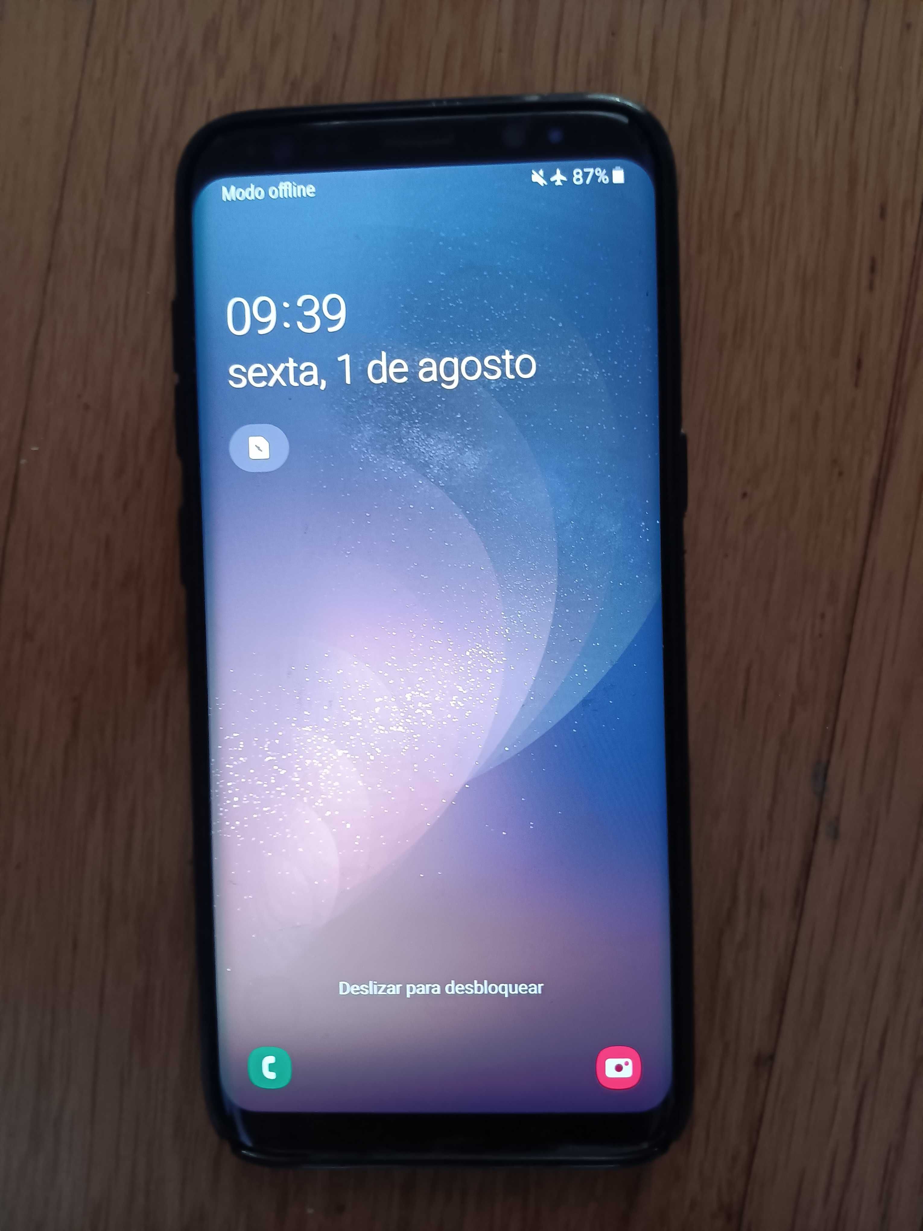 Telemóvel Samsung S8 preto