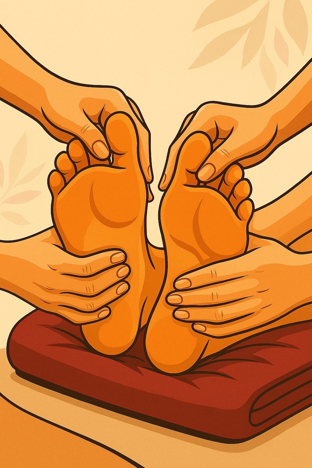 Massagem de 4 mãos e depilação