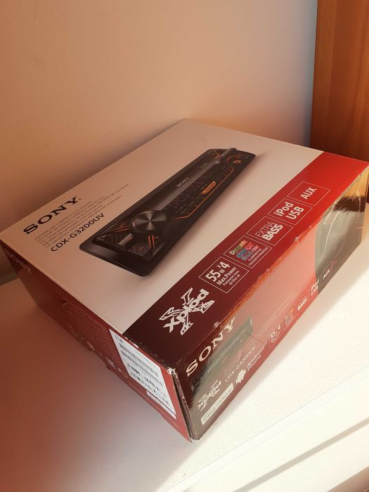 Leitor de CD com USB, Marca SONY, como Novo! Modelo CDX-G3200UV