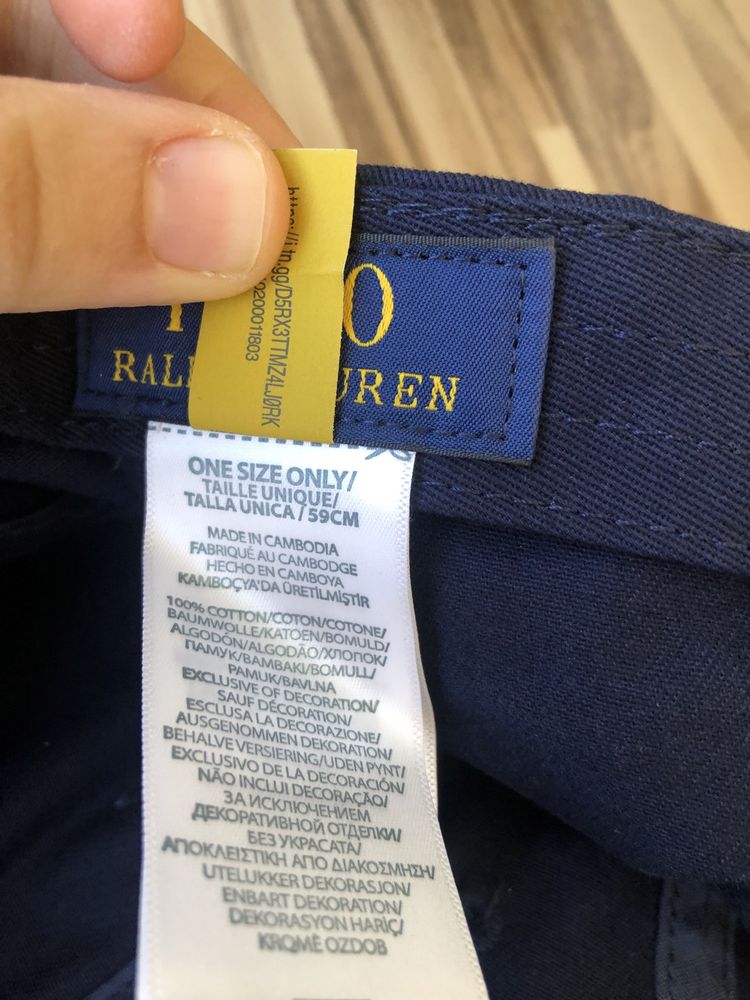 Boné ralph lauren