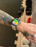 Smartwatch złoty  nowy komplet
