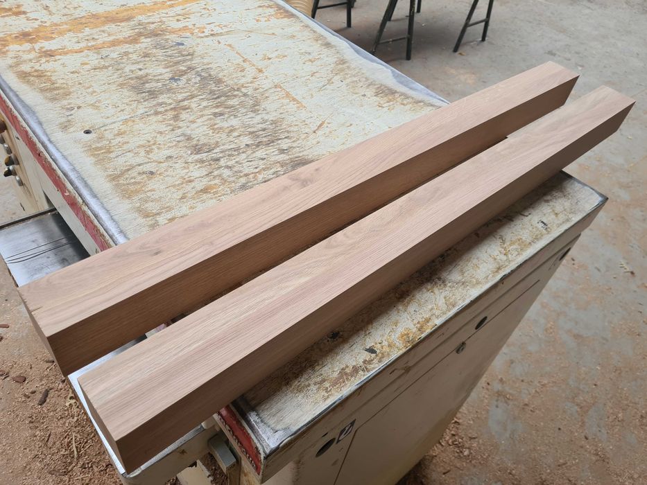 Kantówka Dębowa lita sucha 8x8cm, słupek dębowy poręcz kantówki dębowe