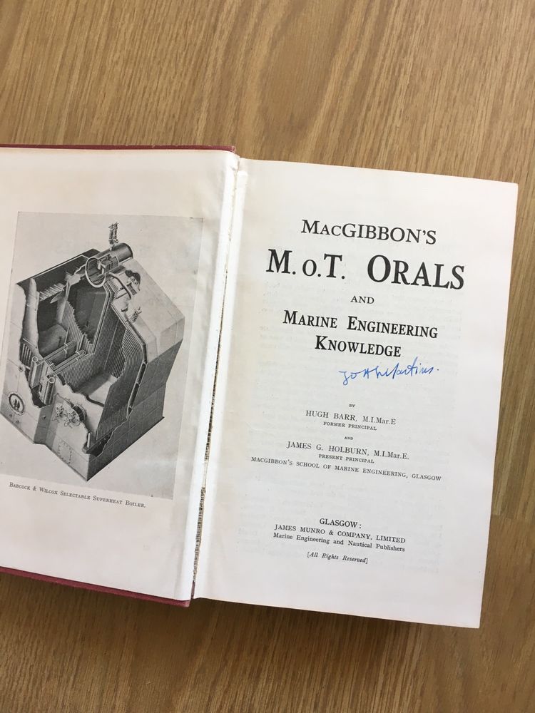 MacGibbon’s MoT Orals & Marine Engineering Knowledge