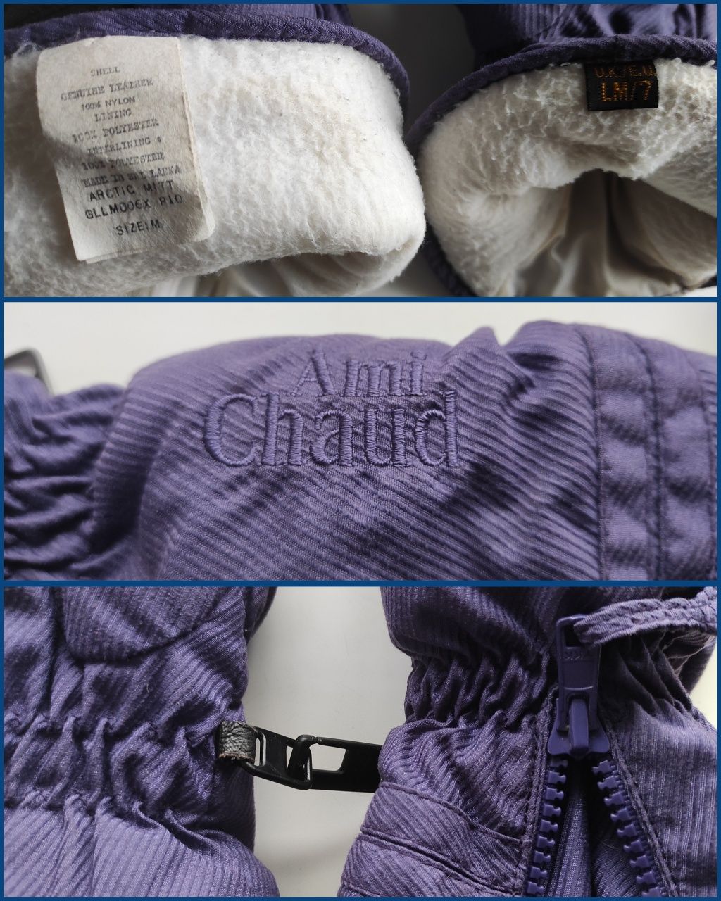 Перчатки, теплые рукавицы, лыжные Ami Chaud, New Look