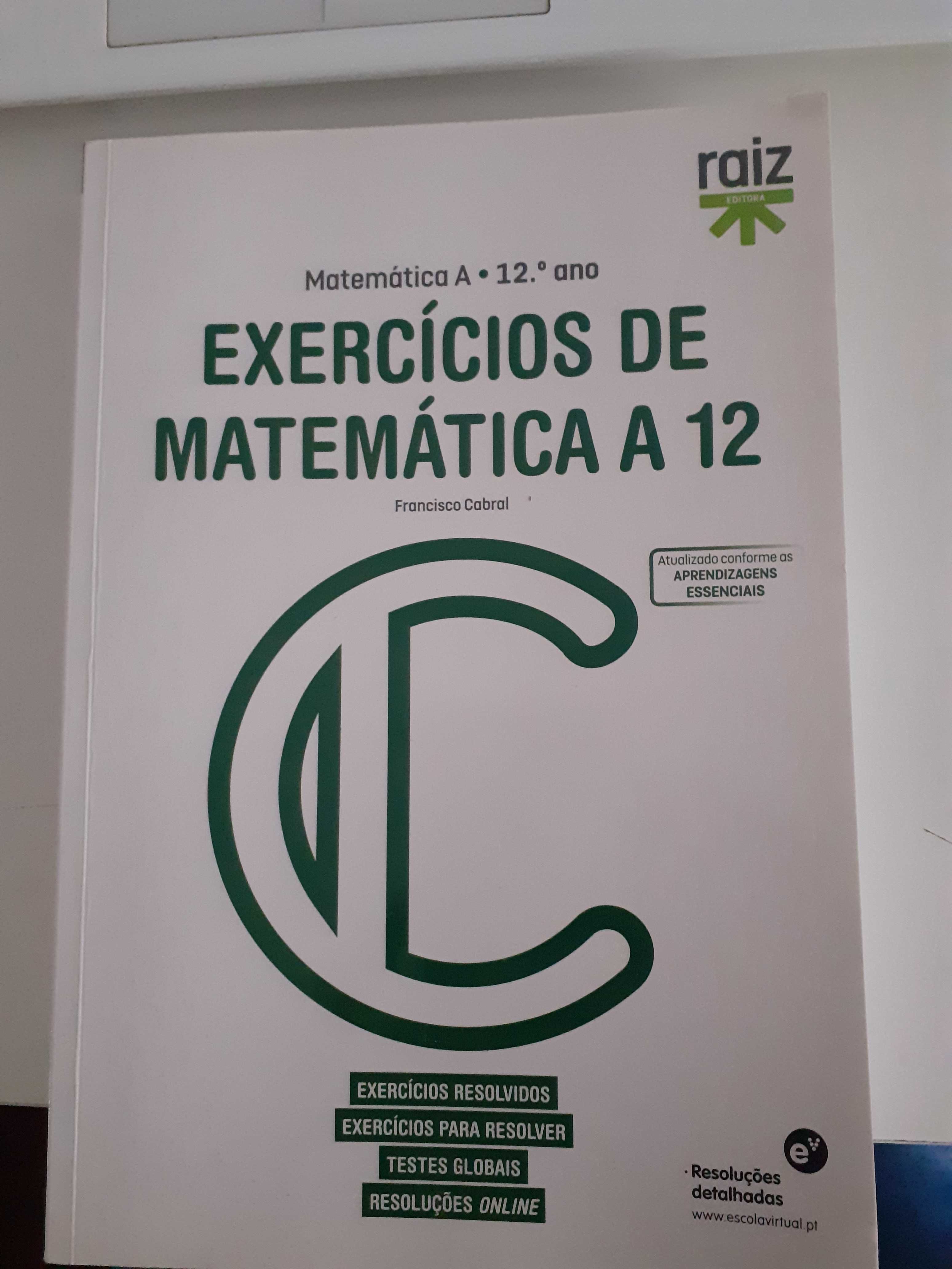 Livro de Exercícios de Matemática A  - 12° Ano