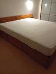 Cama de casal com colchão novo de viscoelástico 260cm por 2,30