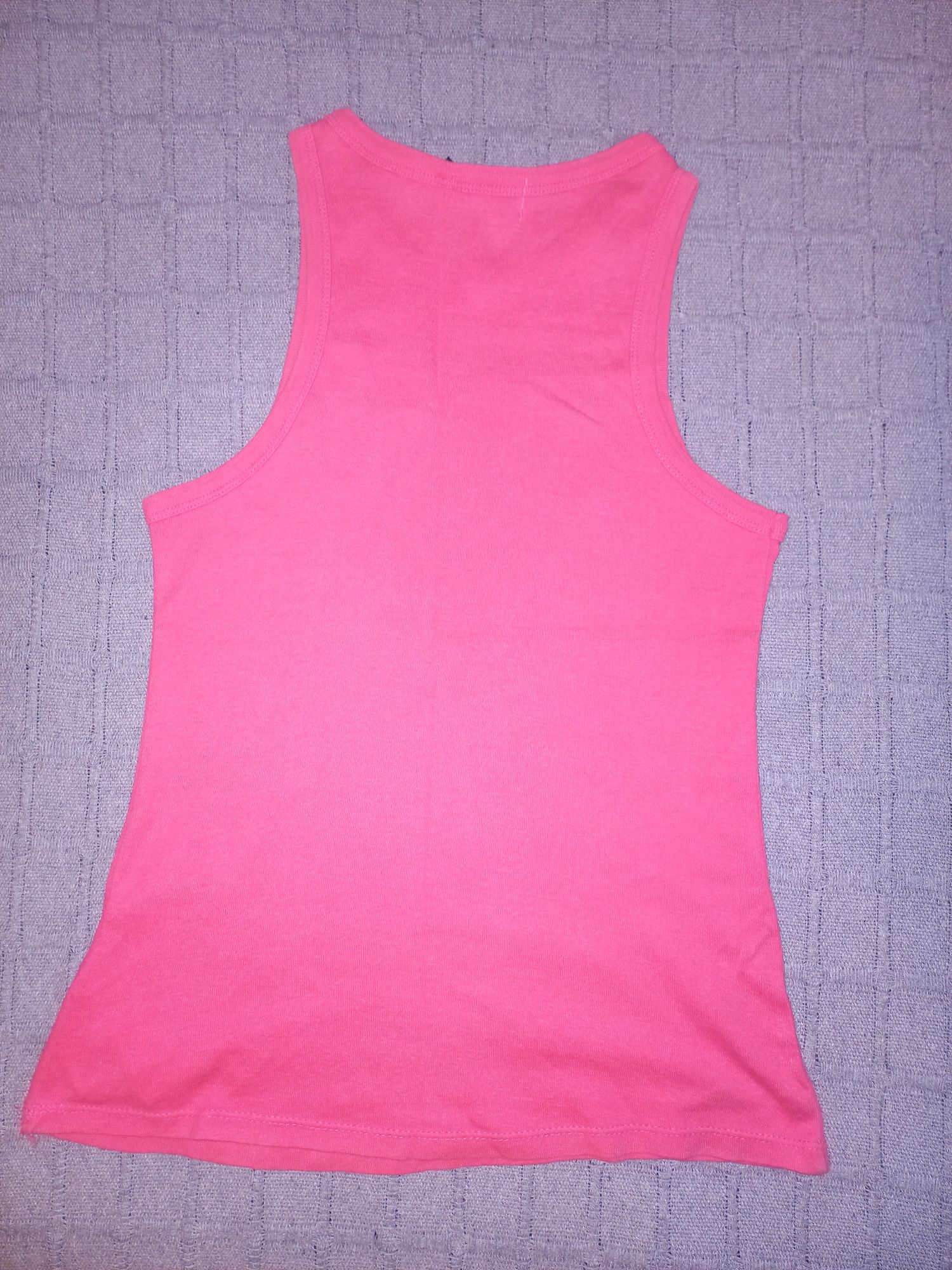 T-shirt Zara sem mangas rosa tam M