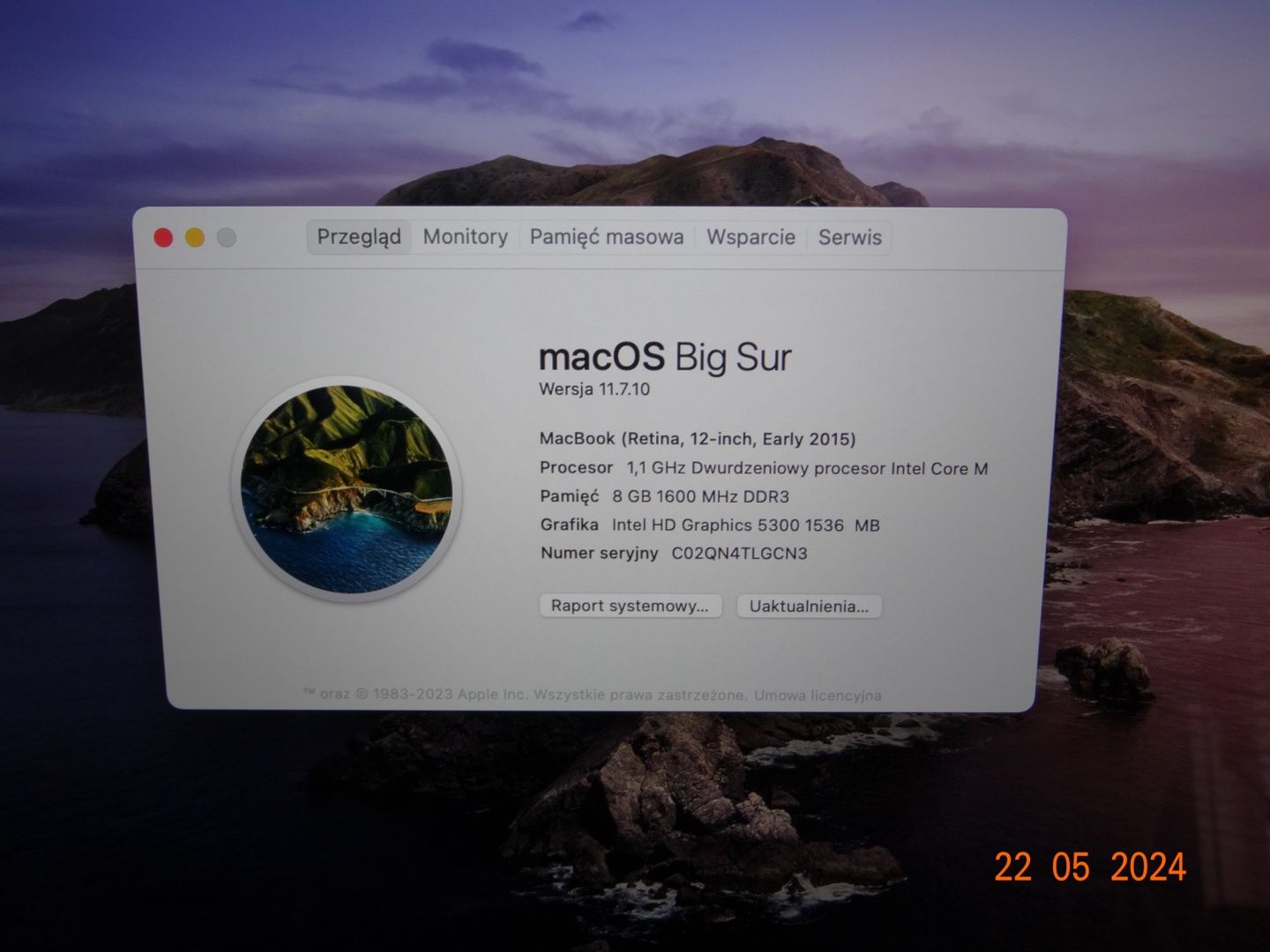 Apple Macbook 12" Retina 256SSD Model A1534 Early 2015 Space Grey