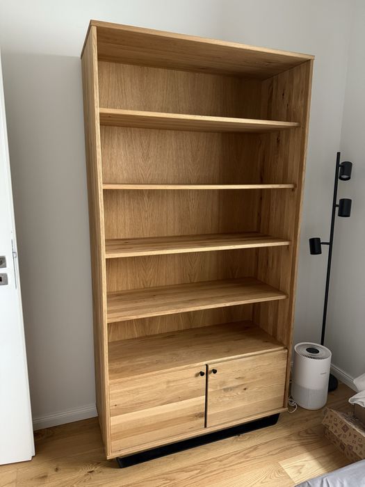 Dębowy regał woodica 105cm stan idealny.