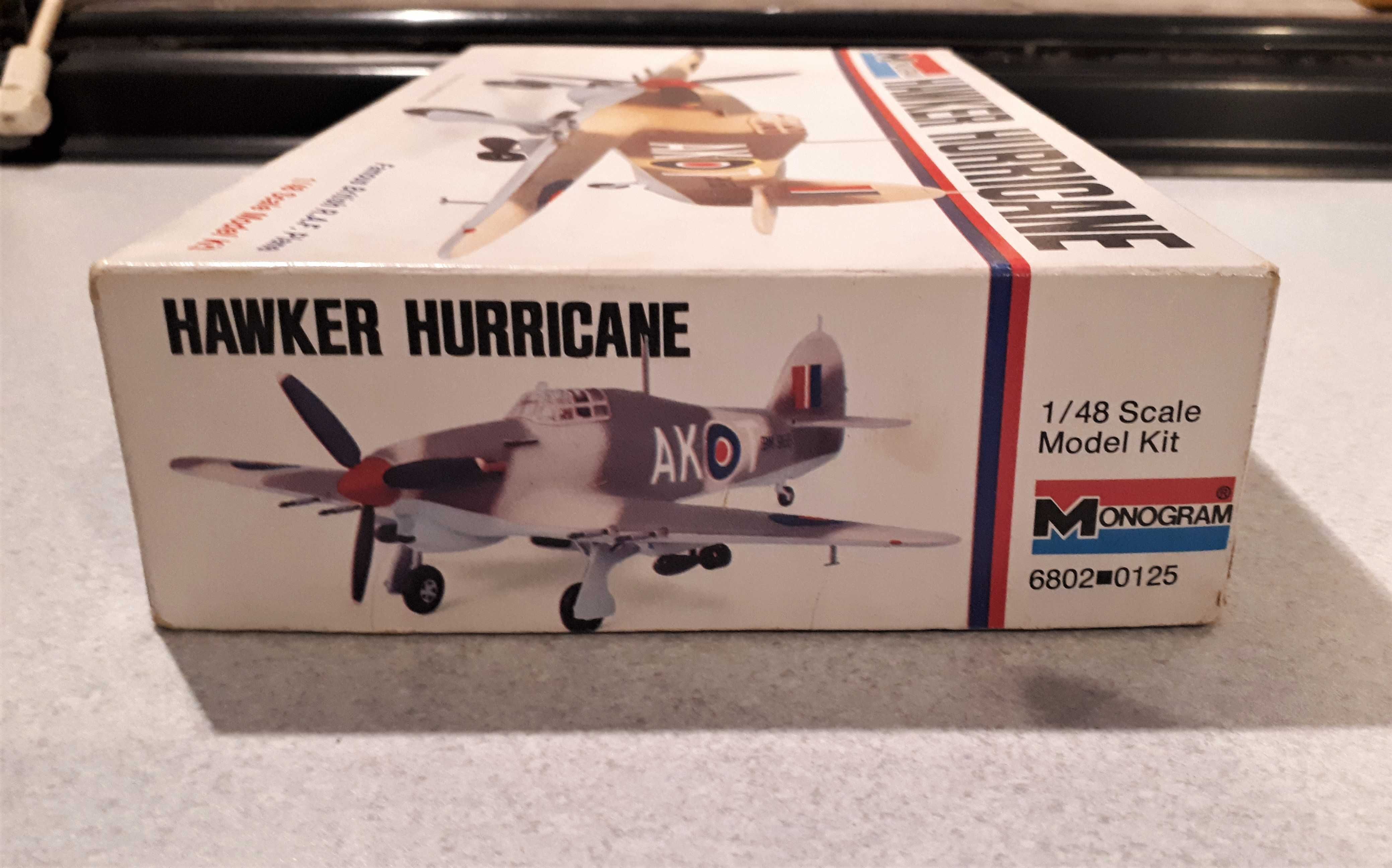 model samolotu Hawker Hurricane 1:48 Monogram