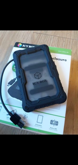 Dysk przenośny 1TB nowoczesna obudowa pancerne na wstrząsy