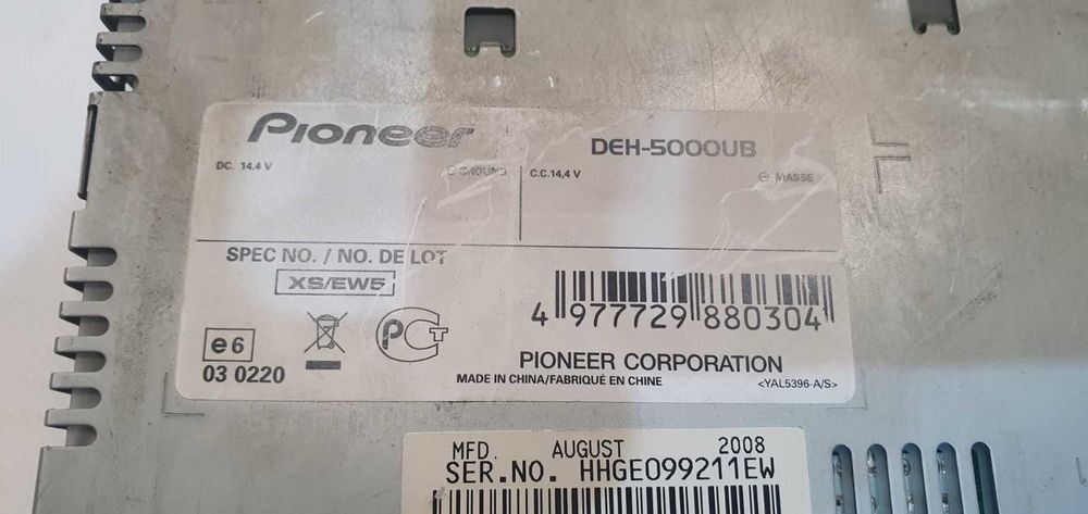 Radio samochodowe Pioneer DEH5000 UB - Madej Gorlice Mickiewicza -