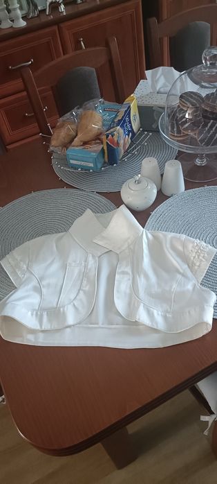 Bolerko ślubne ecri