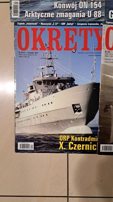Czasopismo Okręty 4 szt.