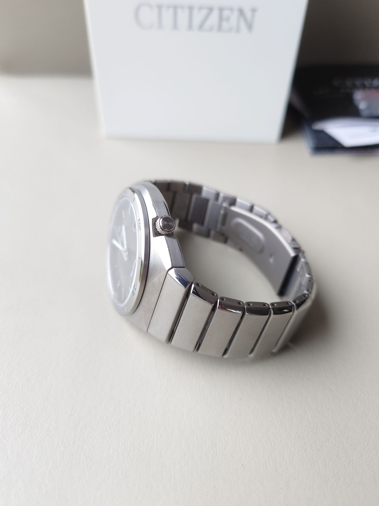 Citizen Armor AW1660-51H
Eco Drive Titanium