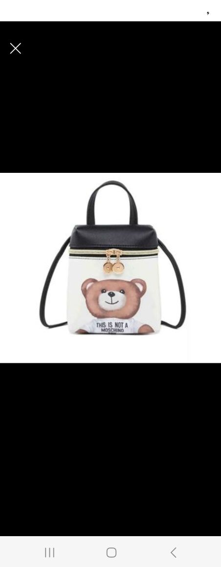 Tiracolo moschino nova com dustbag