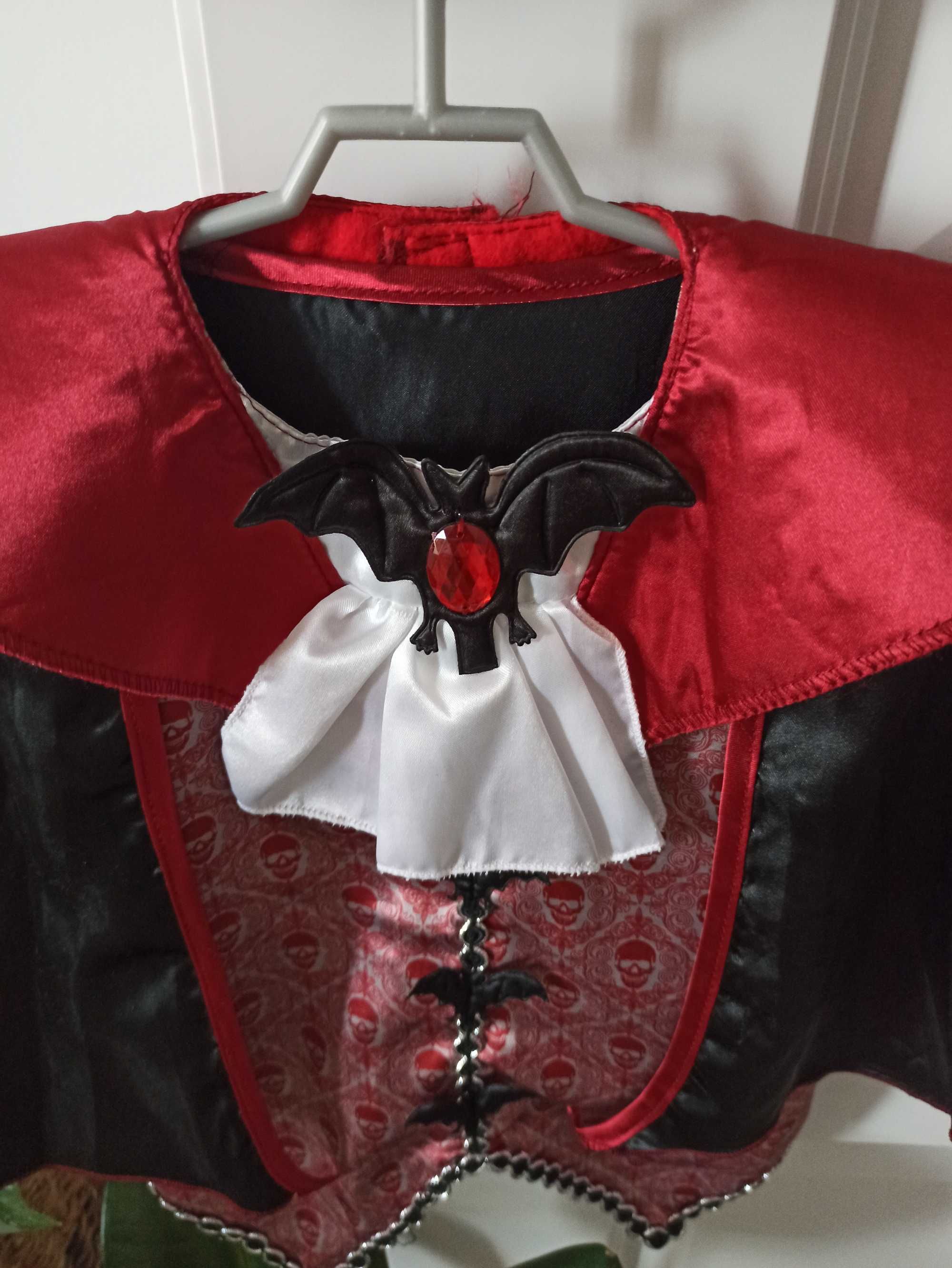 Strój kostium przebranie halloween drakula rozmiar 92