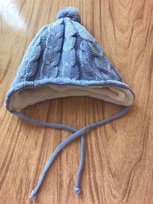 Шапочка на мальчика 3-6 мес