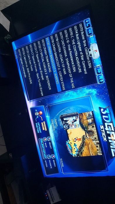 Consola com 10000 jogos Arcade em Stick HDMI Y6 128Gb + 2 comandos sem