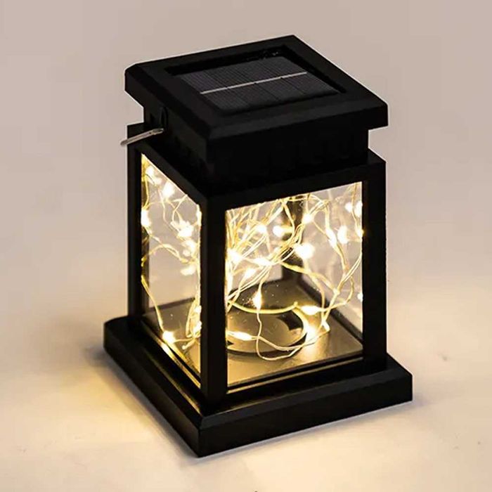 Вуличний світильник на сонячній батареї 12,5х9см, Теплий білий