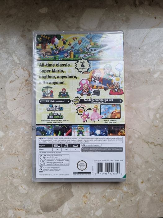New Super Mario Bros U Deluxe Switch nowa
