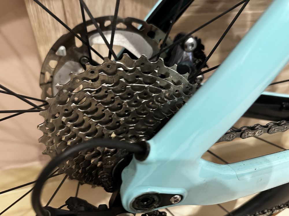 Bianchi Aria Celeste [size 57] koła Vision Ultegra