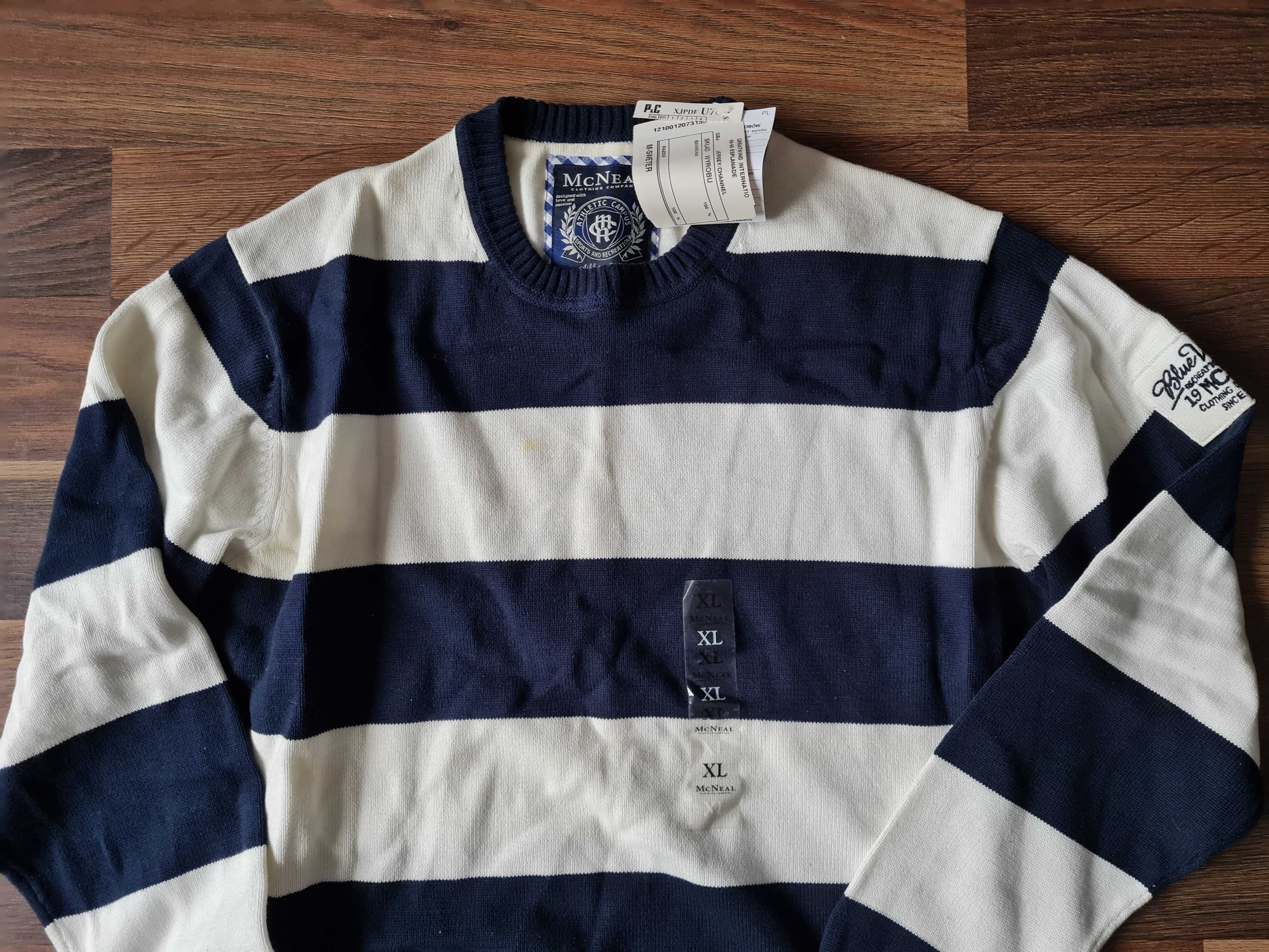 Sweter w paski McNeal r. XL
